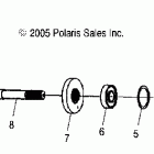 SPORTSMAN 6X6 - A06CL50AA Gearcase, output