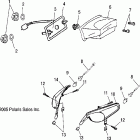 PREDATOR 90 - A06KA09CA Front light / brakelight
