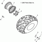 SAWTOOTH QUAD - A06PB20VA Колесо заднее