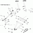 HAWKEYE 2X4/4X4 - A06LB27AA A-arm, front and tie rod