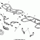 SAWTOOTH QUAD - A06PB20VA Бампер, Багажник. Брызговик