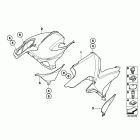 R1200RT 05-09 (K26) Trim, side section, rear
