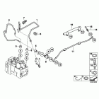 R1200RT 05-09 (K26) Brake line, rear, i-abs generation 1