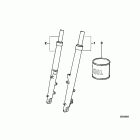 K1200LT 05-09 (89V3) Fork leg