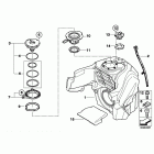 K1200GT 06-08 (K44) Топливный бак