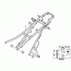 F650GS/M 05-07 (R13) Рама задняя часть
