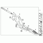 HP2 Megamoto (K25H) Pillion-passenger footrests