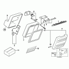 F650GS/M 05-07 (R13) Кофр с изменяющим объемом,отдельные части