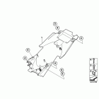 R1200R 10+ (K27) Wheel cover, rear, mounting parts