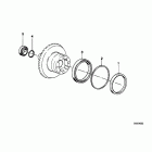 K100 (K589) Crowngear and spacer rings