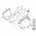 R1200RT 05-09 (K26) Storing part. / moulding radio cut-out
