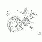 F650GS/M 05-07 (R13) Тормоза переднее колесо