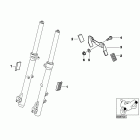 F650GS/M 05-07 (R13) Кронштейн номерного знака США /  отражатель