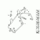 R1200RT 05-09 (K26) Case holder, official vehicle