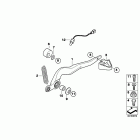 G650 Xmoto (K15) Педаль тормоза
