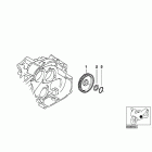 F650GS/M 05-07 (R13) Промежуточное колесо, масляный насос