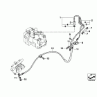 K1200R Sport (K43) Brake line, rear, i-abs generation 1