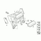 K1200R Sport (K43) Крепление номерного знака