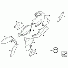 K1200R (K43) Painted parts 841 sonnengelb