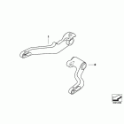 HP2 Megamoto (K25H) Brake pedal and shift lever, milled