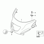 K1200LT 05-09 (89V3) Облицовка верхней части