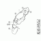 R1200RT 05-09 (K26) Крыло заднее