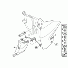 K1200R Sport (K43) Radiator trim