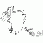 F650GS/M 05-07 (R13) Тормозные трубки задние (ABS)