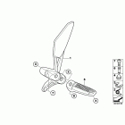 K1200R Sport (K43) Передние подножки