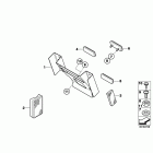 HP2 Megamoto (K25H) Кронштейн номерного знака США /  отражатель