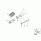 F650GS/M 05-07 (R13) Задние подножки