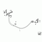 K1200R Sport (K43) Тормозные трубки задн.