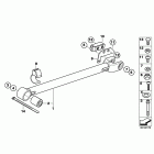 HP2 Megamoto (K25H) Tension struts with mounting