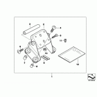 R1200RT 05-09 (K26) Mounting parts, bmw navigator & zumo