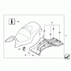 R1200RT 05-09 (K26) Comfort bench seat with seat heater