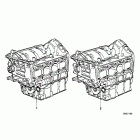 K100 (K589) Short engine / crank case with pistons