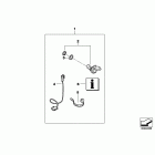 R900RT 09-10 (K26) Retrofit kit, power socket, rear