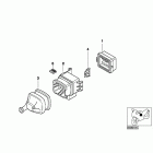 F650GS/M 05-07 (R13) Детали корпуса предохранителей