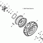 PHOENIX 200 QUADRICYCLE - A05PB20EA Колесо переднее