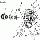 SPORTSMAN MV7 - A05MH68AP Муфта сцепления