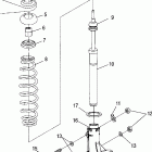 TRAIL BOSS 330 QUADRICYCLE - A05CA32EA Передняя стойка