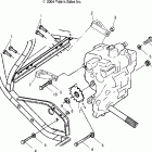 SCRAMBLER 500 4X4 - A05BG50AA Крепление КПП
