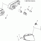 SPORTSMAN 500 HO/INT'L - A05MH50AB Taillamps / worklamps / headlights