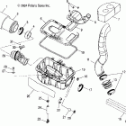 SPORTSMAN 700 EFI - A05MH68AC Воздушный фильтр