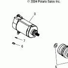 SPORTSMAN 700 EFI - A05MH68AC Стартер