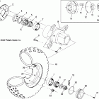 SCRAMBLER 500 4X4 - A05BG50AA Переднее колесо