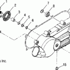 PHOENIX 200 QUADRICYCLE - A05PB20EA Crankcase cover, lh
