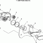 ATP 500 4X4 - A05JD50AA Задний тормоз