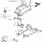 MAGNUM 330 2X4 - A05CB32AA Fuel tank and carburetor mounting