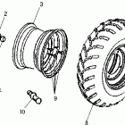 SPORTSMAN 90 - A05FA09CA Переднее колесо